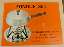 Stainless steel fondue for sale  Sykesville
