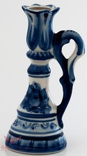Gzhel porcelain candle for sale  Panorama City