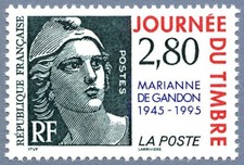 Timbre 1995 cinquantenaire d'occasion  Vitry-sur-Seine