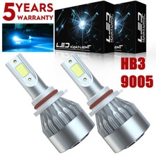 NOVO 9005 HB3 8000K Azul Gelo 8000LM Kit de Lâmpadas de Farol LED Feixe Alto Baixo QQ50 comprar usado  Enviando para Brazil