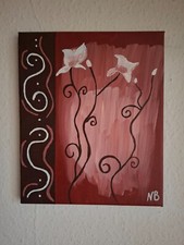 Acrylbild abstrakte blumenorna gebraucht kaufen  Düsseldorf