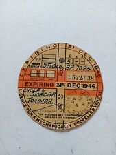 1946 vintage tax for sale  TAMWORTH