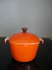 Caquelon fondue orange d'occasion  Nantes-