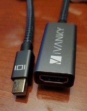 IVANKY Mini DisplayPort para adaptador HDMI, Mini DP (Thunderbolt) para adaptador HDMI comprar usado  Enviando para Brazil