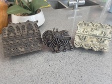 Vintage indian wooden for sale  ASHFORD