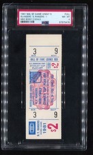 1981 Stanley Cup Playoffs - Mike Bossy 2 gols - Ingresso PSA 1981 GM 4 PSA 8 completo comprar usado  Enviando para Brazil