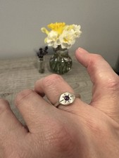 Natural amethyst sterling for sale  Gray