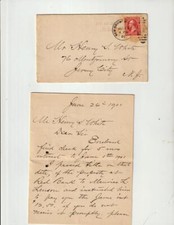 EUA 1901 Rural Entrega Gratuita Capa RFD Nova Brunswick Jersey City NJ Carta Dentro comprar usado  Enviando para Brazil