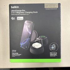 Usado, Dock magnético de carregamento sem fio Belkin - UltraCharge Pro 3 em 1 Qi2 25W comprar usado Usado, Dock magnético de carregamento sem fio Belkin - UltraCharge Pro 3 em 1 Qi2 25W comprar usado  Enviando para Brazil