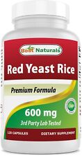 Usado, O Melhor Naturals Vermelho levedura Rice 600 Mg 120 Cápsulas comprar usado  Enviando para Brazil