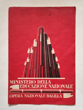 Pagella fascista onb usato  Milano