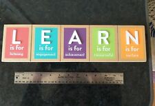 Learn wood sign for sale  Kingston