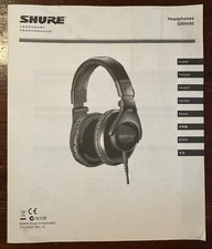 Shure instruction owner for sale  Mason