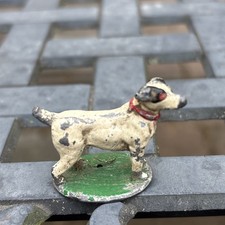Usado, Ferro fundido antigo de metal vintage Jack Russel Terrier cachorro chumbo? Estatueta de brinquedo 1"" comprar usado  Enviando para Brazil