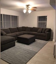 Brown sectional sofa for sale  Macon