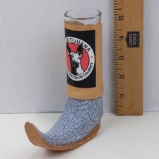 Bota de couro mexicana de tequila shot vidro tijuana chihuahua utensílios de bar  comprar usado  Enviando para Brazil