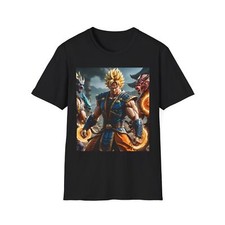 Camiseta Epic Fantasy Unissex Softstyle, Vestuário Gamer, Camisa Dragon, [...] comprar usado  Enviando para Brazil