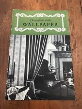 Decoration wallpaper booklet for sale  RINGWOOD