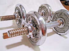 Weider chrome dumbbell for sale  Normal