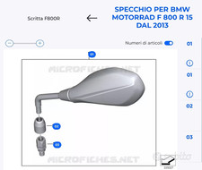 Specchietti originali bmw usato  Polignano a Mare