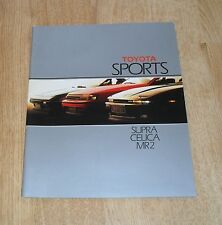 Toyota sports brochure for sale  FAREHAM
