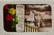 Old postcard birthday for sale  YORK