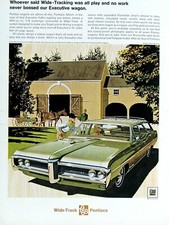 Usado, 1968 Pontiac Executivo Safari Wagon Vintage Fitz & Van arte impressão Original 8.5x11 comprar usado  Enviando para Brazil