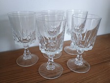 Verres pieds cristal d'occasion  France