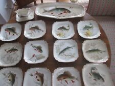 Fischgeschirr teilig rarität gebraucht kaufen  Bad Honnef