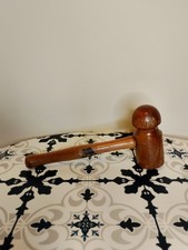 Wooden hammer gavel for sale  PENTRE