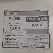 Klober eave ridge for sale  BARNSLEY