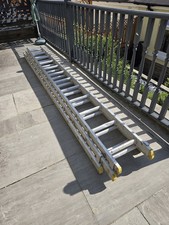 Tripple ladder aluminium for sale  SHIPLEY