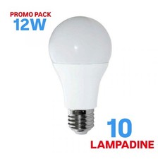10 Lampadine Lampada Led E27 da 12W Luce Fredda 6500K Promo PACK  10 Lampadine  na sprzedaż  Wysyłka do Poland