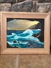 Vintage painting seascape for sale  Sandy