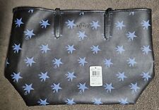 Bolsa tote Coach Star Canyon City preta com azul F35917 comprar usado  Enviando para Brazil