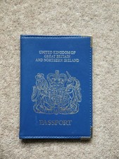Blue real leather for sale  EXETER