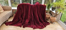 Burgundy vintage velvet for sale  MORECAMBE