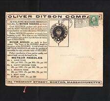 Agulhas Oliver Ditson Meteor Talking Machine recorde 1912 Boston Flag #4 capa N comprar usado  Enviando para Brazil