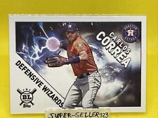 2020 TOPPS MLB BIG LEAGUE - CARLOS CORREA Houston Astros DEFENSIVE WIZARDS DW-13 comprar usado  Enviando para Brazil