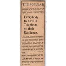 Northwestern Telephone Exchange St. Paul MN 1898 anúncio de jornal AF2-A2 comprar usado Northwestern Telephone Exchange St. Paul MN 1898 anúncio de jornal AF2-A2 comprar usado  Enviando para Brazil