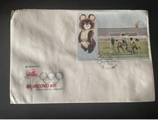 Cabo Verde 1980 Mi. Bl. 2 FDC Jogos Olímpicos Jeux Olympiques Moscou Moskau, usado comprar usado  Enviando para Brazil