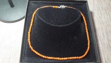 Edelsteinkette karneol lang gebraucht kaufen  Berglicht, Immert, Malborn