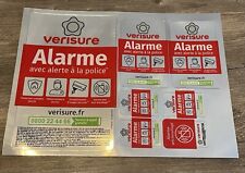 Verisure plaque autocollants d'occasion  Camaret-sur-Aigues