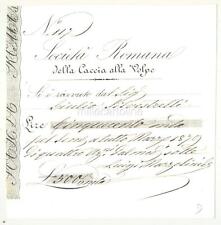 1879 società romana usato  Roma