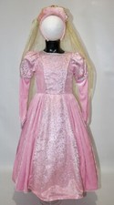 Girls pink velvet for sale  BRIGHTON