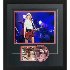 CD emoldurado vermelho luxo autografado Taylor Swift com foto 11x14 - JSA, usado comprar usado  Enviando para Brazil