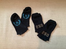 Usado, Club Pilates 100 Club & 250 Classes Toesox Grip Sox (2) - Toeless - Feminino M/L 🔥 comprar usado  Enviando para Brazil