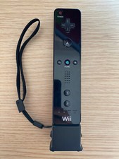 Controle remoto Wii Motion Plus genuíno Nintendo Wii U/Wii preto comprar usado  Enviando para Brazil