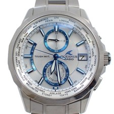 Casio Oceanus Manta Solar Radio Męski tytanowy zegarek Biały Masa perłowa Używany na sprzedaż  Wysyłka do Poland
