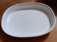 Caçarola oval oblonga Corning Ware branca francesa (F-4-B) 2,5 litros/2,6 quartos comprar usado  Enviando para Brazil